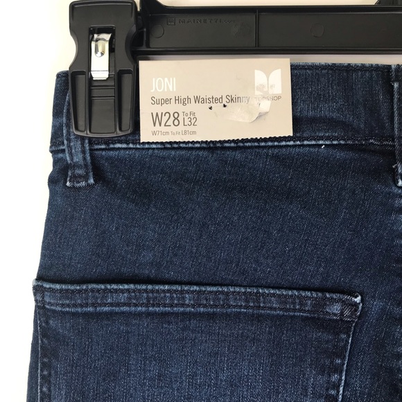 NWT Topshop Moto Joni High Waisted Skinny Jeans - Picture 6 of 6
